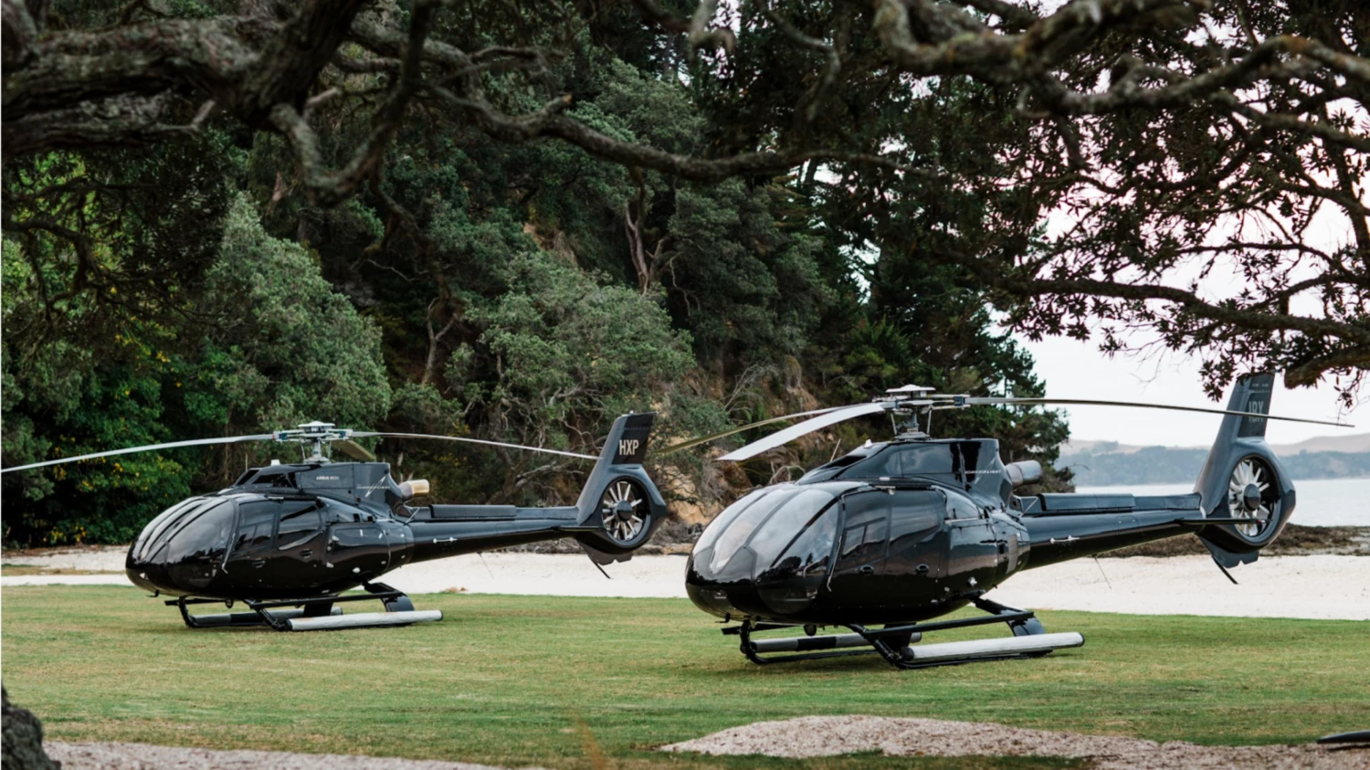 Helicopters at the McCallum Residence